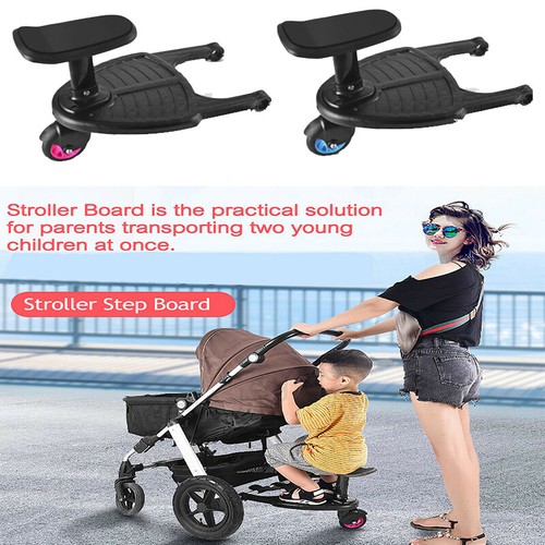 stroller with step board